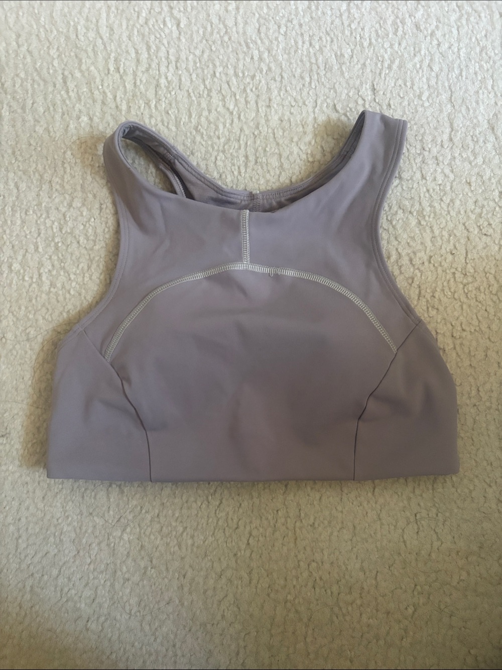 Lululemon Lavender High-Neck Sports Bra